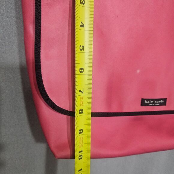 Kate Spade Nylon Messenger Bag Pink Computer Laptop Crossbody Utility Purse - Picture 8 of 10